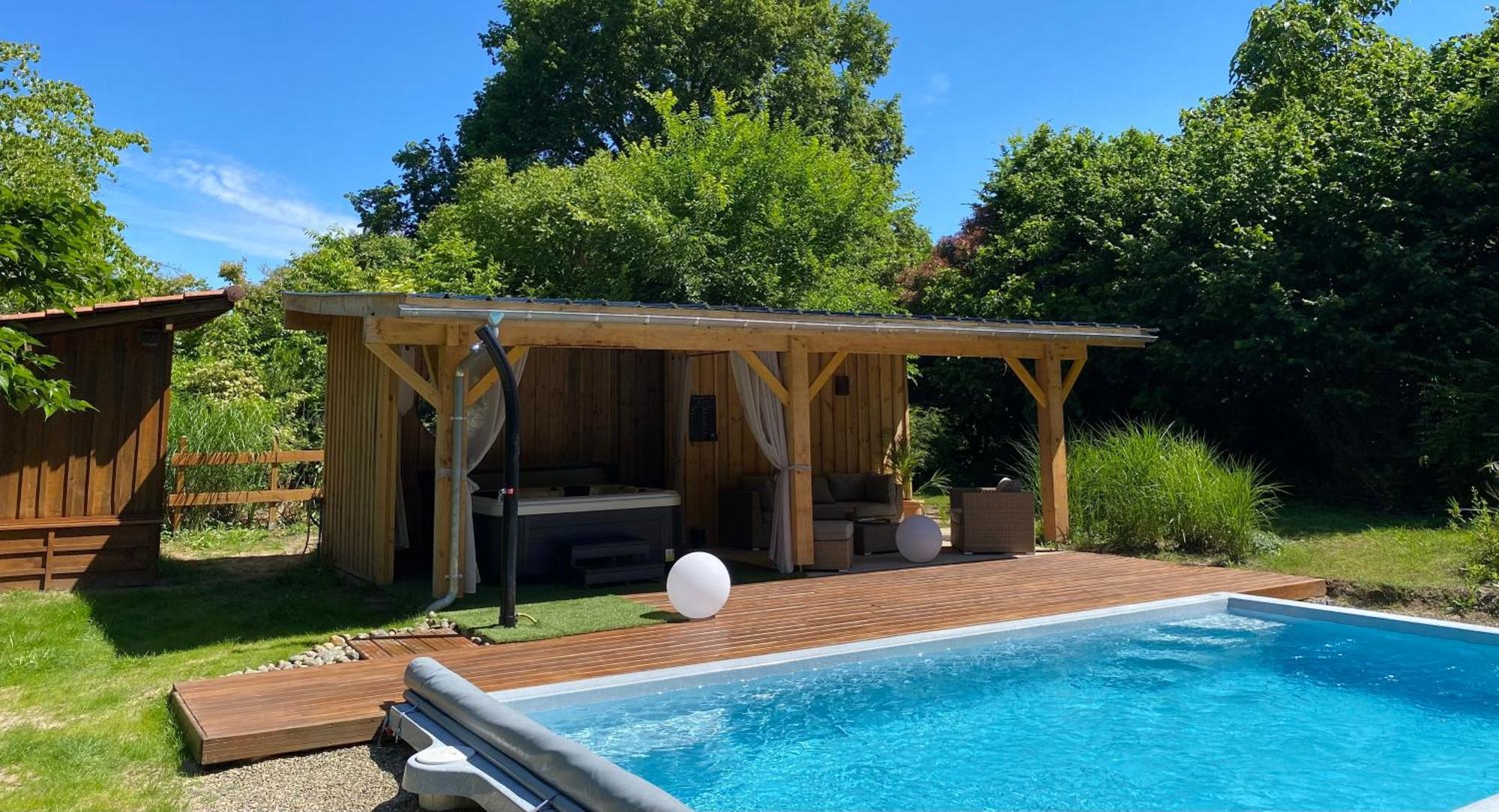 Gites & Spa De Charme " Ploum" Pouydesseaux المظهر الخارجي الصورة
